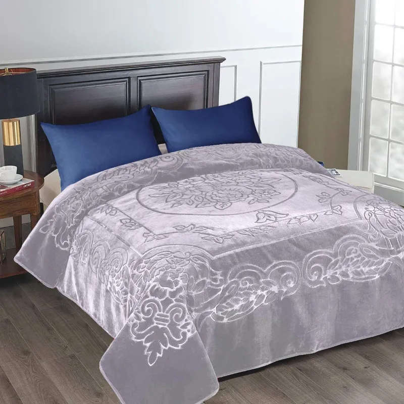 Camel - Luxury Mink Blanket 220x200cm - Warm Winter Fleece