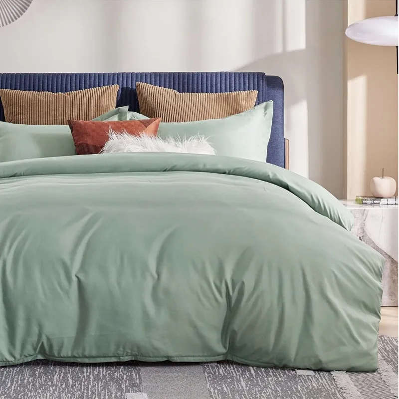 High Quality Fabric Ace Duvet Covet Set - Green - Double