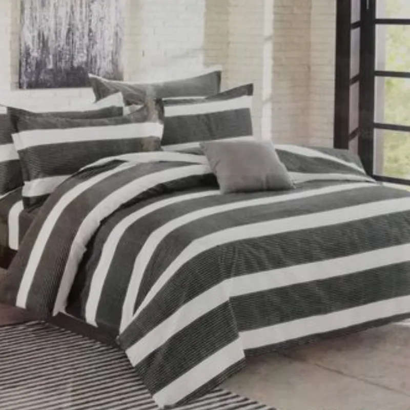 Lined Duvet Cover Set - Queen
