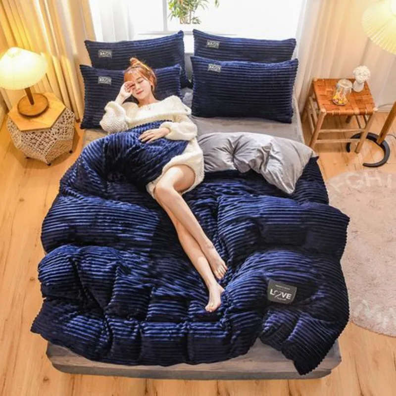 Striped Duvet Cover Set