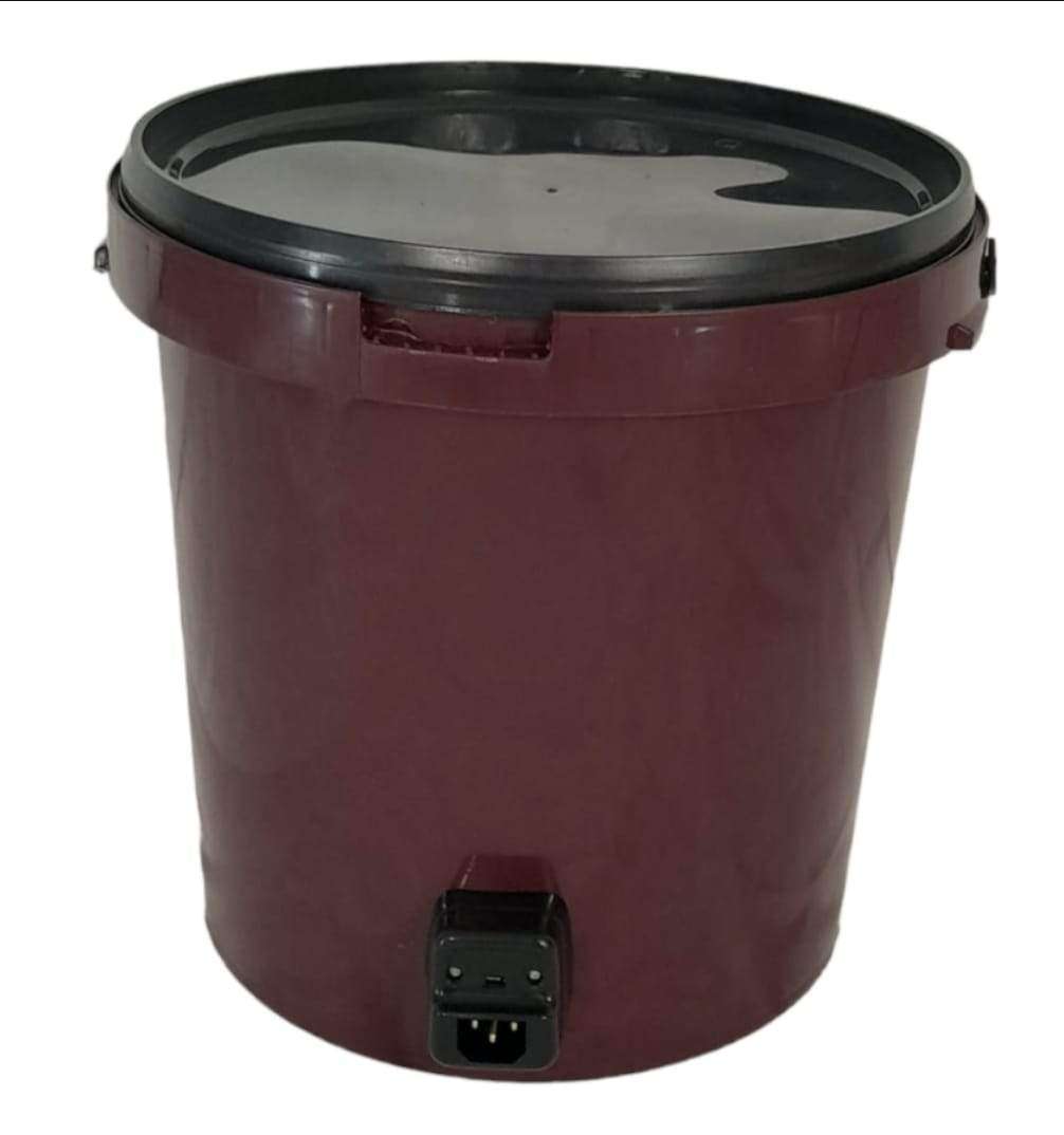 SMTE- 20L Boiler Bucket Urn/Geyser With Heating Element-Red