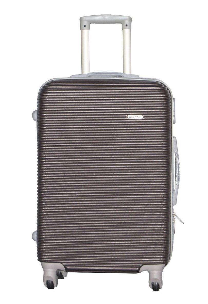 SMTE 1 Piece Hard Outer Shell Luggage 32" - Brown with keychain