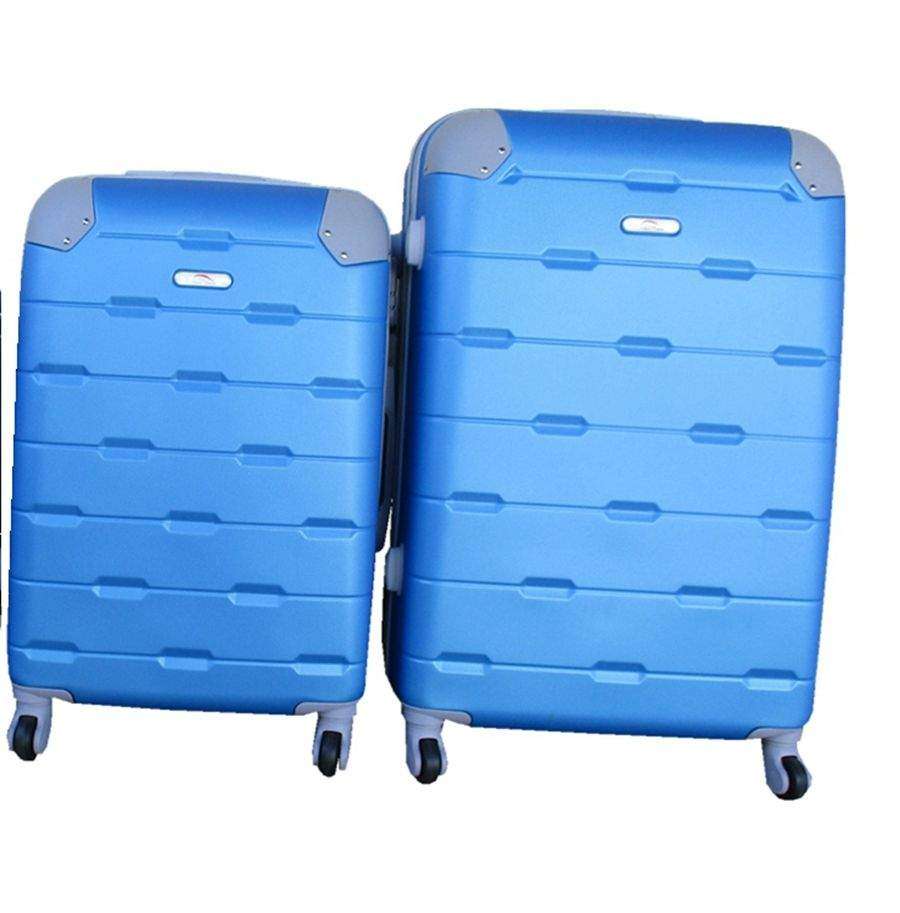 SMTE 2 Piece Luggage Set - Blue with keychain