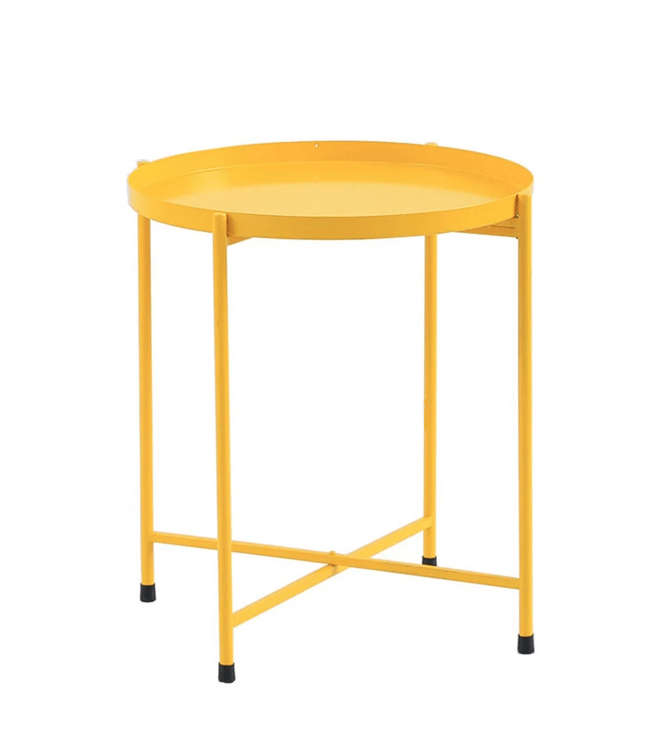 SMTE Metal Coffee Table - Yellow with keychain
