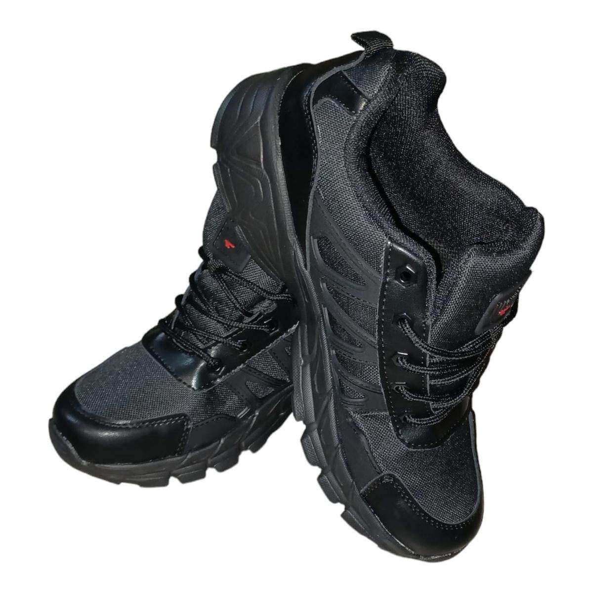 Smte -Lace Up Sasfety Boots -Black - SA 6 with keychain