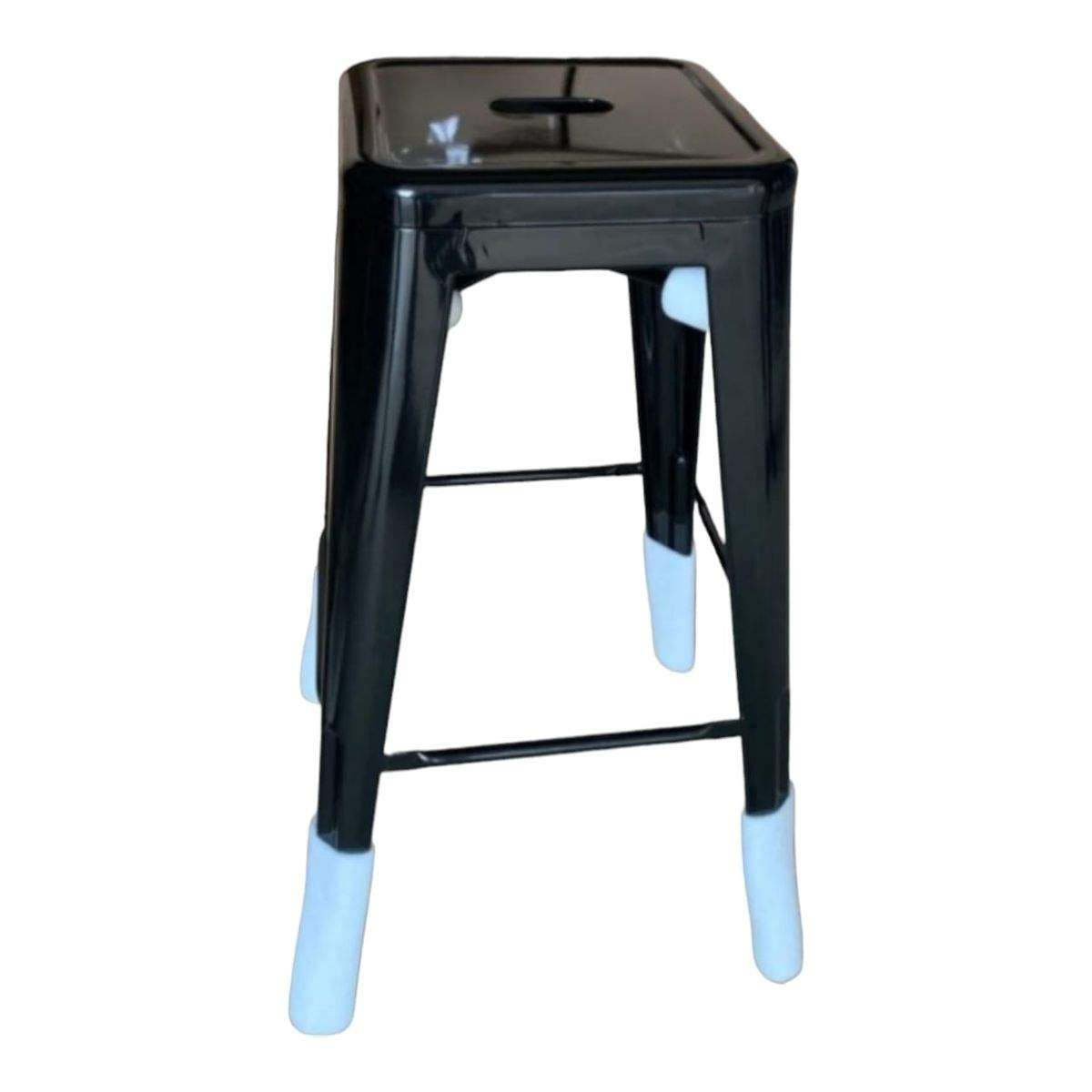 Smte - Plastic Bar stool - Black with keychain