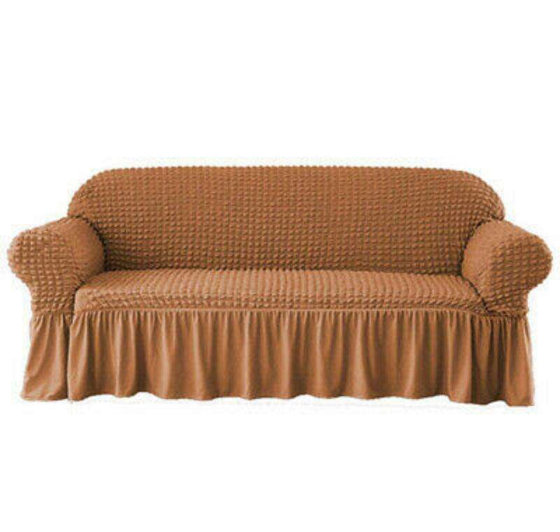 SMTE Sofa Cover - Coffee with keychain