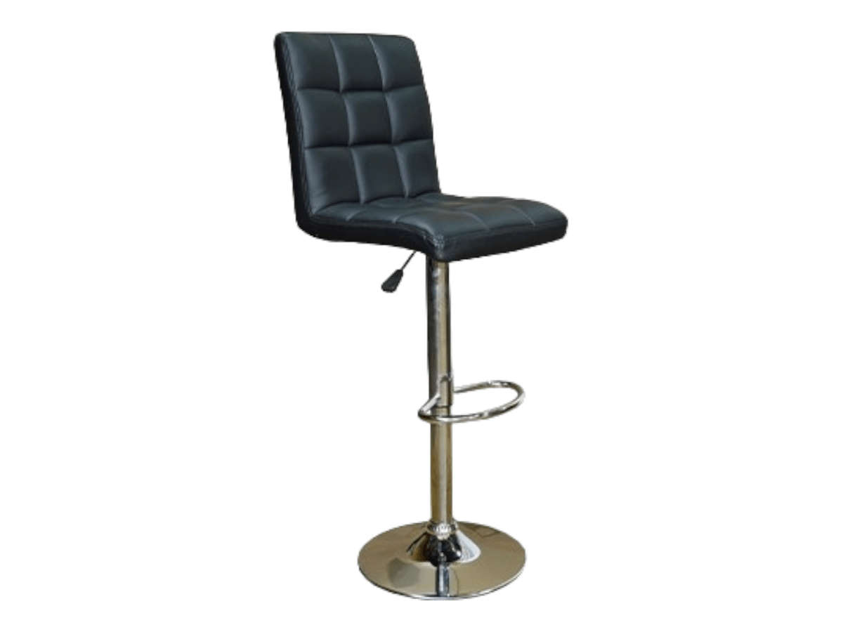 Smte-Bar Stool Set of 2 - 628 - Black with keychain