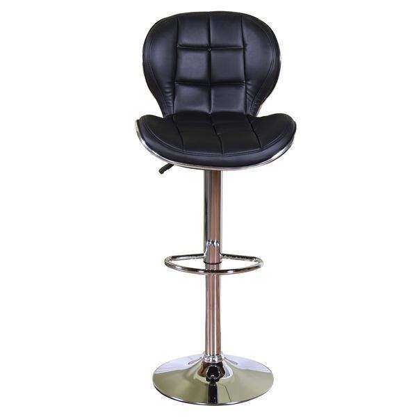 SMTE Stylish Bar Stool - Black with keychain
