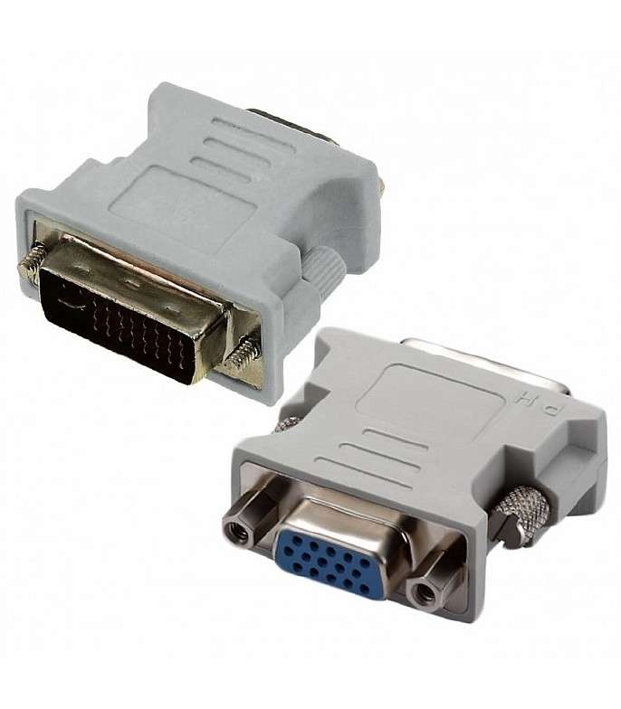 DVI-I MALE TO VGA FEMALE ADAPTER