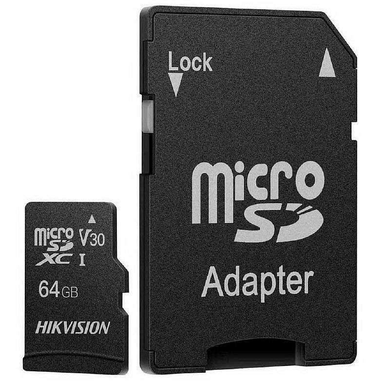 SD CARD HIKVISION 64G + ADAPTER (SD003)