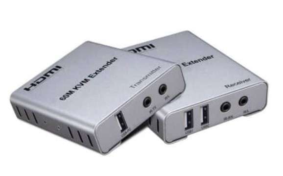HDMI EXTENDER 60M KVM + AUD+USB 4K(HD013