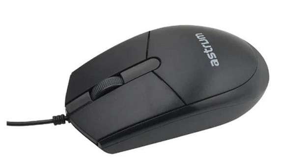 MOUSE MU080 WIRED ASTRUM BLACK