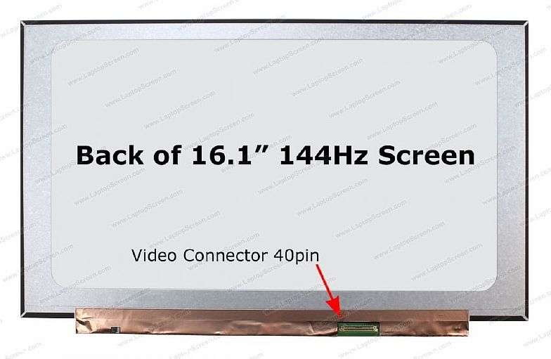 16.1" LCD 1920X1080 40P FRAMELESS + LIP