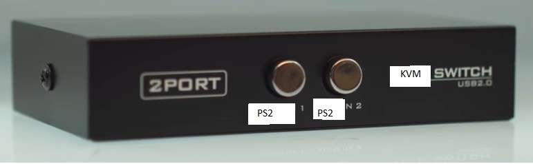 KVM SWITCH PS 2 MANUAL SWITCH FJ-K02