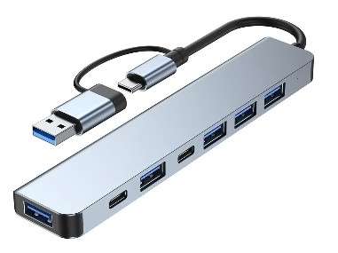 USB TYPC TO 7 IN ONE ADAPTER (USBC007)