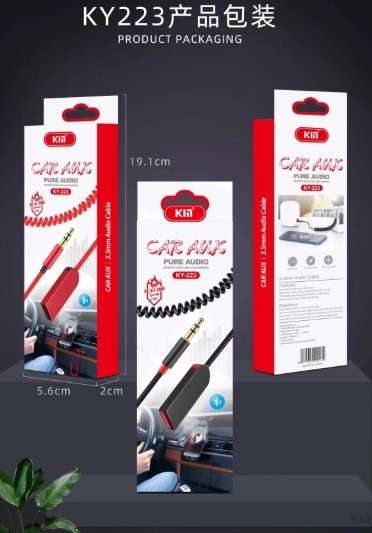 AUX CABLE WITH BLUE TOOTH K223(BT002)