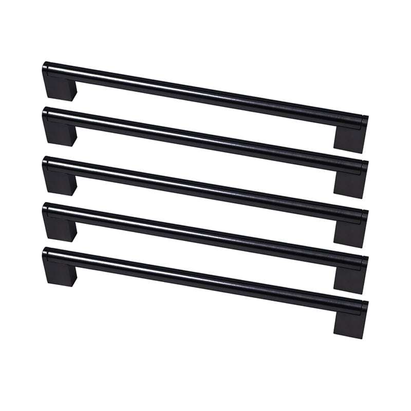 ROCO Cupboard Handle Aries Matt Black 160mm ( 5 Pack )