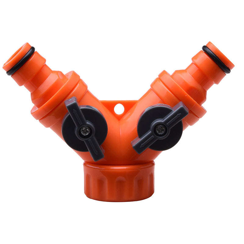 HARDEN Y Shape Double Individual Hose Connector 1/2