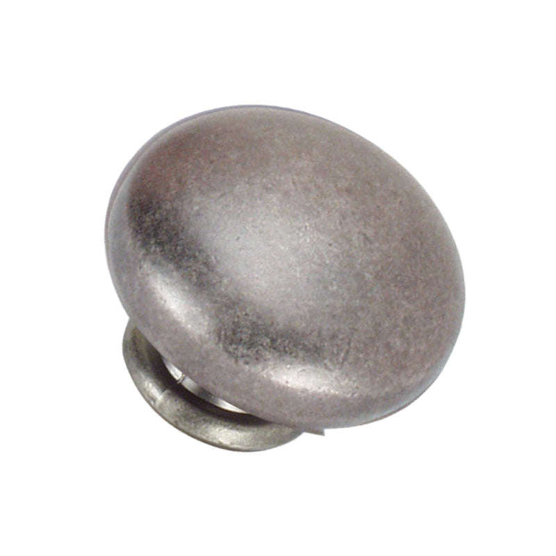 ROCO Lite Mushroom Drawer Knob Pewter 30mm ( 5 Pack )