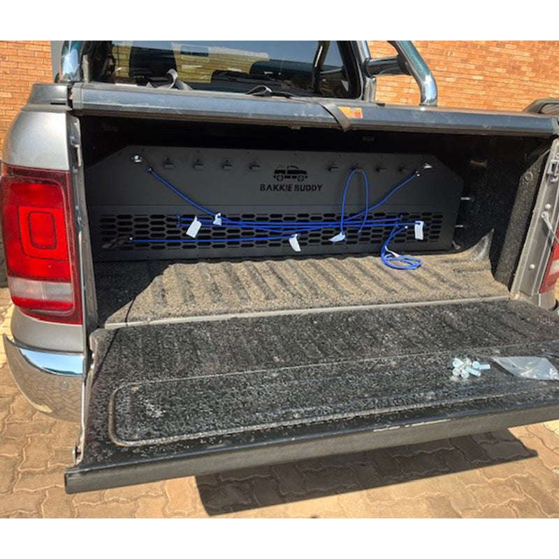 BAKKIE BUDDY Premium Loading Bay Separator & Organizer Black Powder Coated 1500mm
