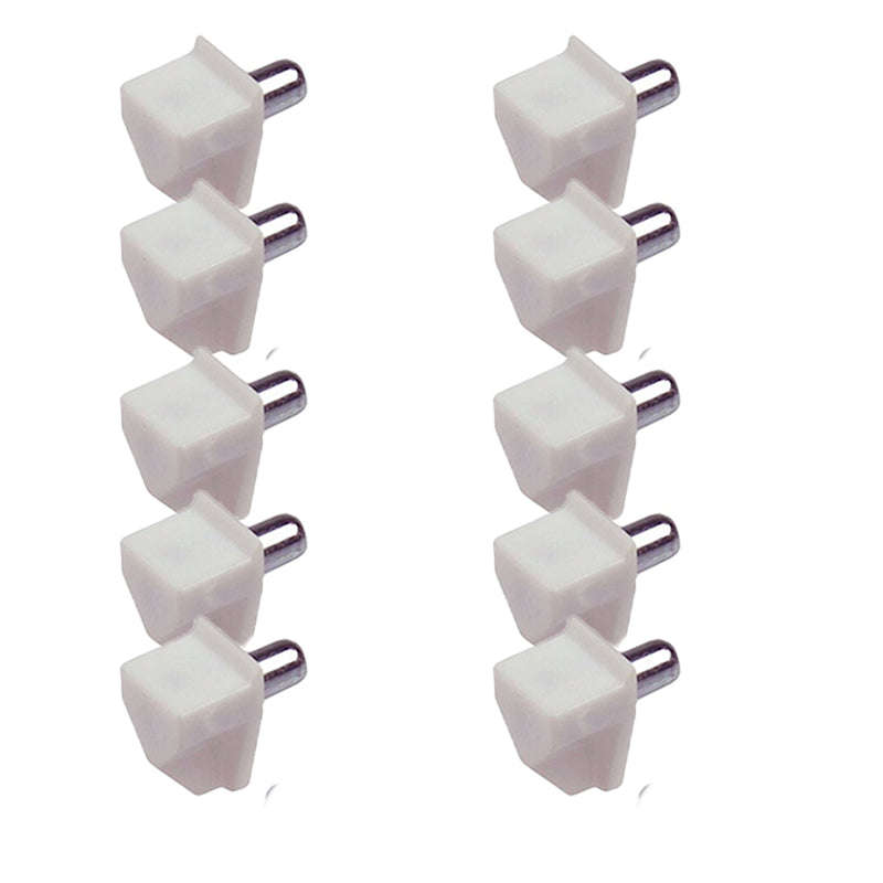 ROCO Prepack Shelf Support White With Steel Pin ( 10 Per Pack )