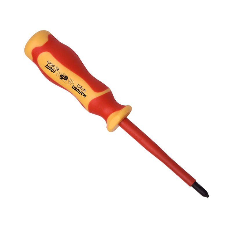 HARDEN Insulated Slotted Screwdriver 5.5mm x 125mm