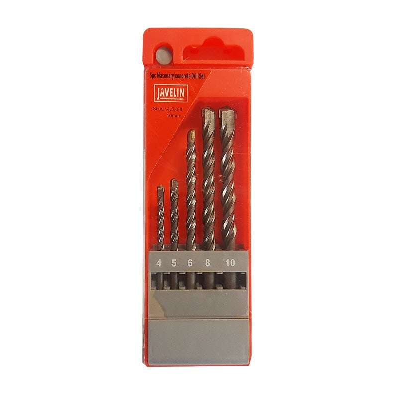 JAVELIN Drill Bit Set Concrete 5 Piece Hq