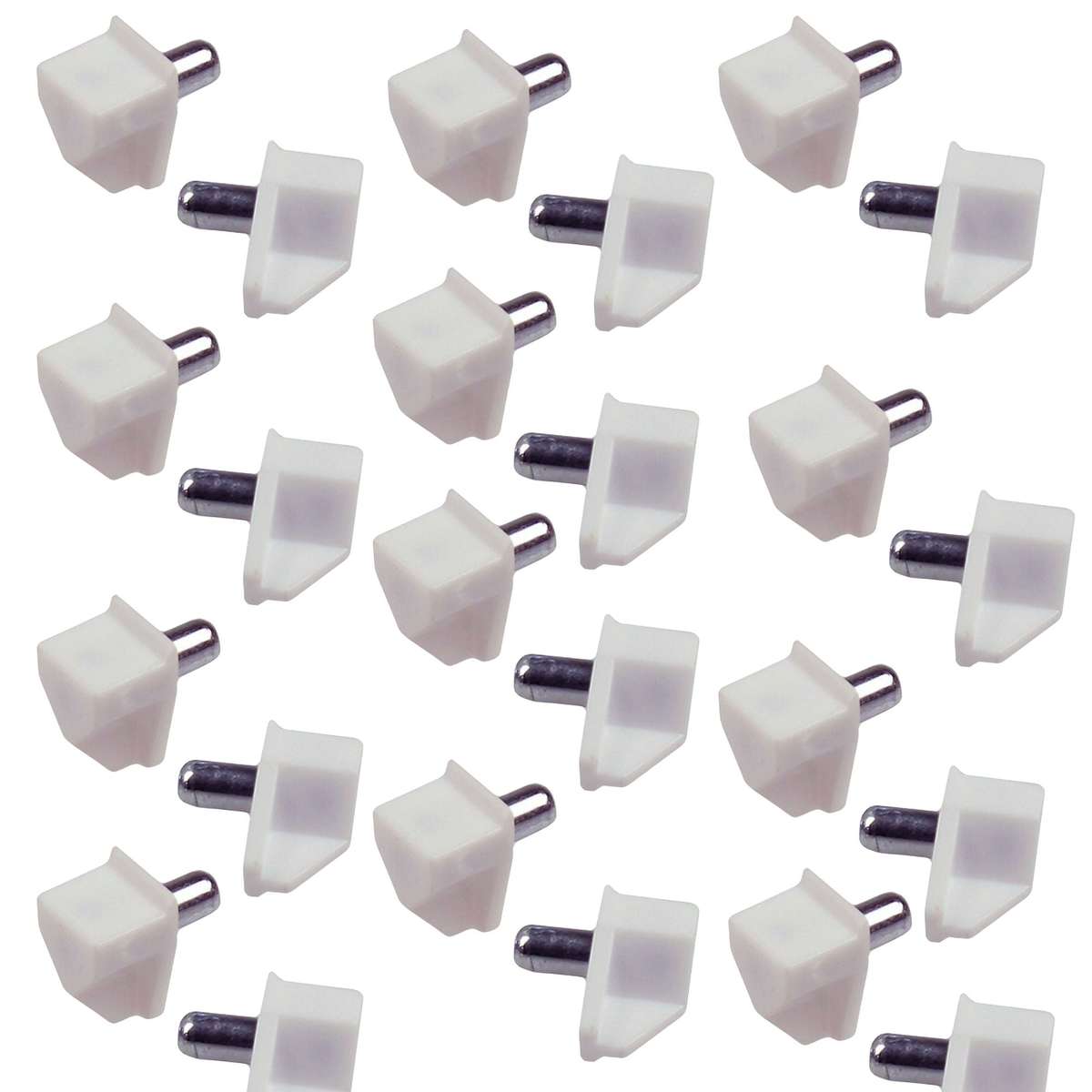 ROCO Prepack Shelf Support White With Steel Pin ( 10 Per Pack )