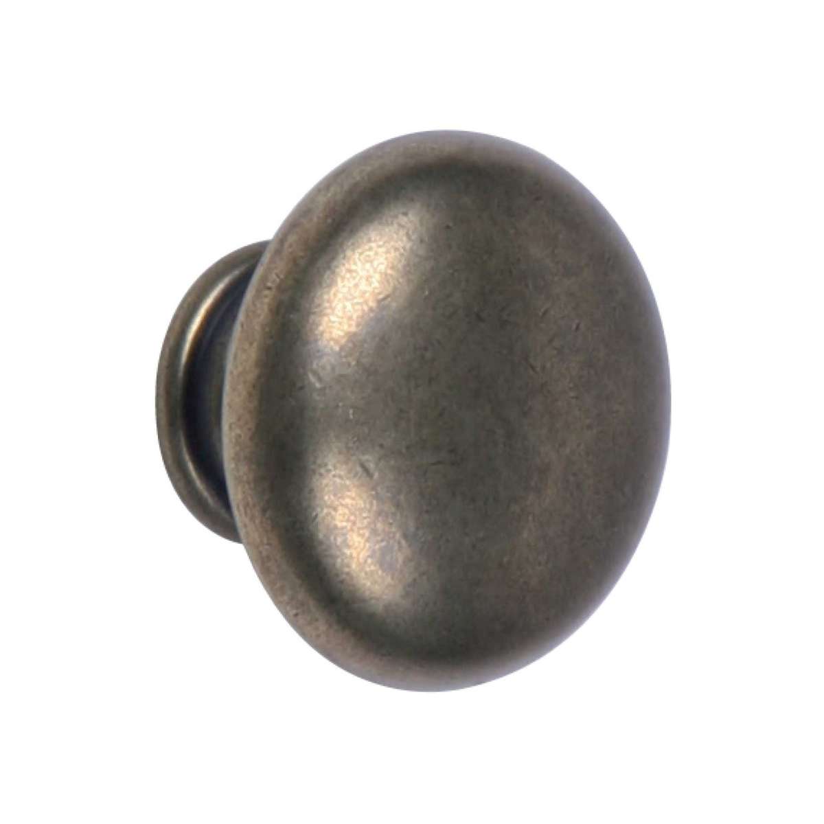 ROCO Lite Mushroom Drawer Knob Antique Brass 30mm ( 5 Pack )