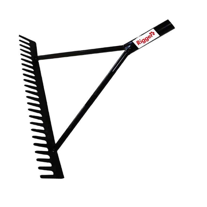 RIGGER Steel Road Rake 24 Tooth