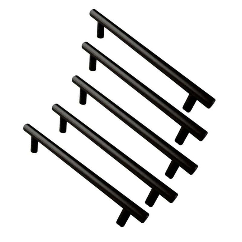ROCO Cupboard Handle Bar Hollow Black 288mm x 12mm ( 5 Pack )