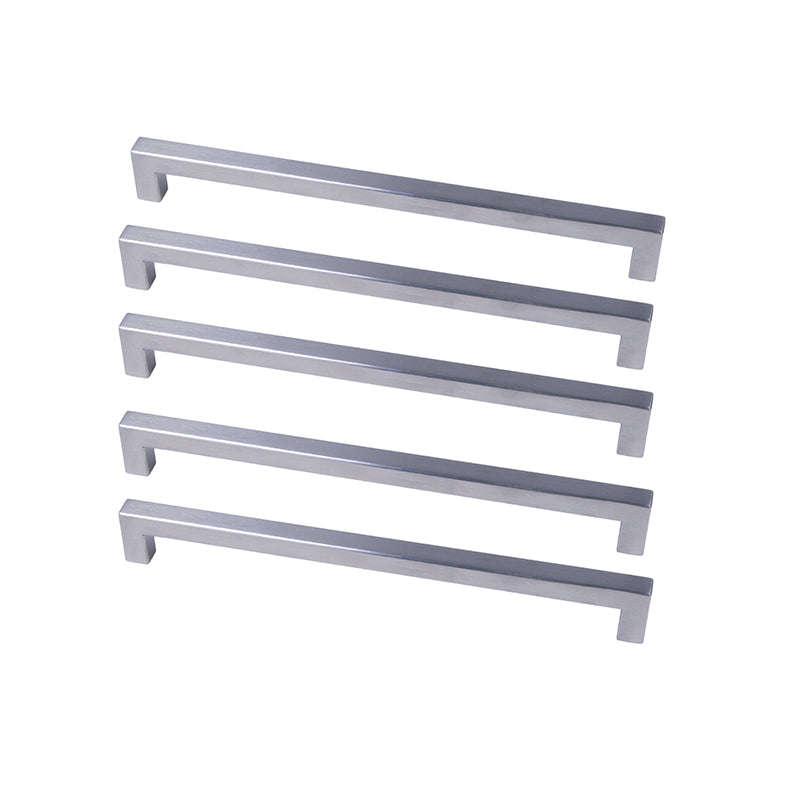 ROCO Cupboard Handle Bar Hollow Square Stainless Steel 128mm x 12mm ( 5 Pack )