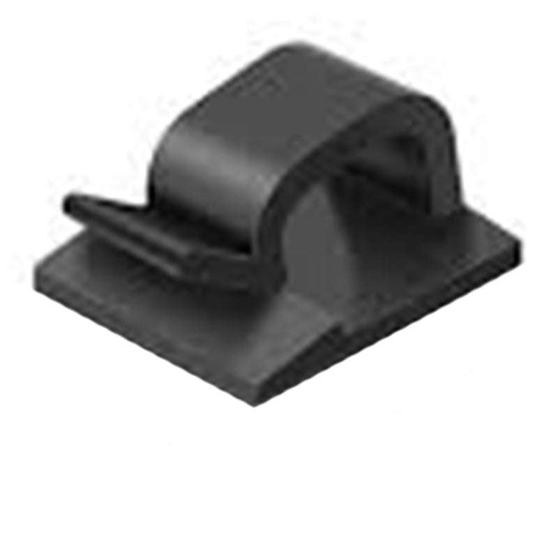 RUWAG Mount Pad Cable Clamp Black 9.5mm x 18.5mm  ( Pack of 10 )