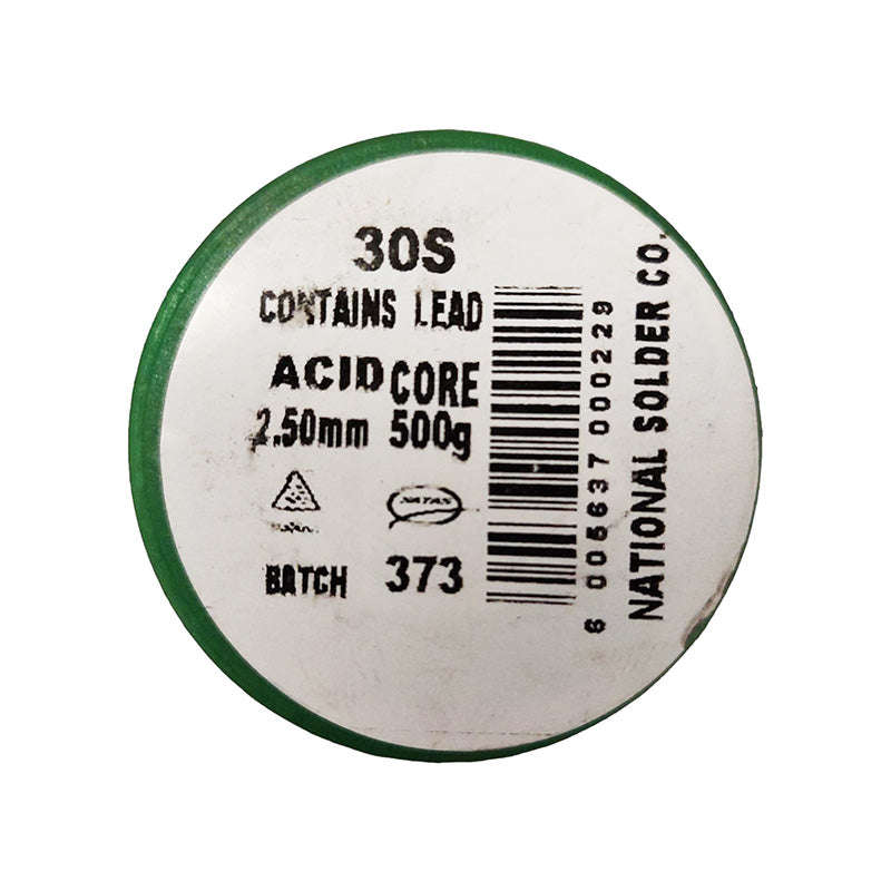 NASCO Solder Acid Core Reel 2.5mm 500g