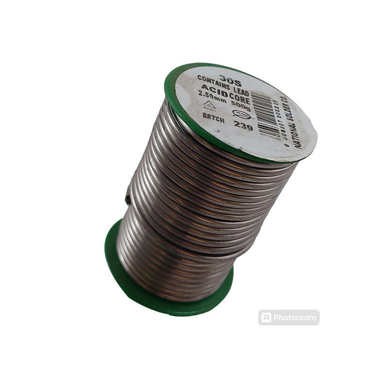 NASCO Solder Acid Core Reel 2.5mm 500g