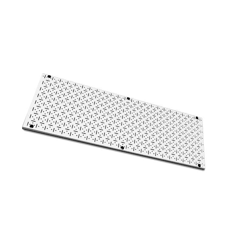 CLIP-FIT Powder Coated Steel Pegboard White 1200mm x 500mm ( 2 Pack )