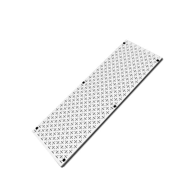 CLIP-FIT Powder Coated Steel Pegboard White 1200mm x 500mm ( 2 Pack )