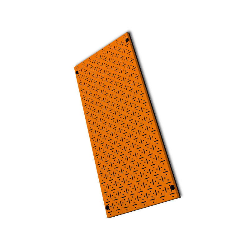 CLIP-FIT Powder Coated Steel Pegboard Orange 900mm x 400mm ( 2 pack  )