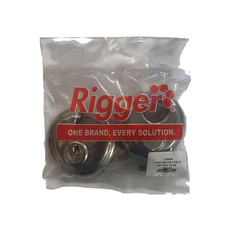 RIGGER Lock Stainless Steel Discus Lock ( 2 Piece )