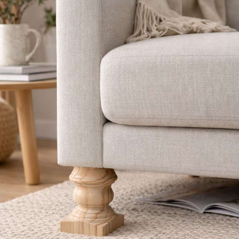 ROCO Small Classic Wooden Short Leg 100mm x 65mm