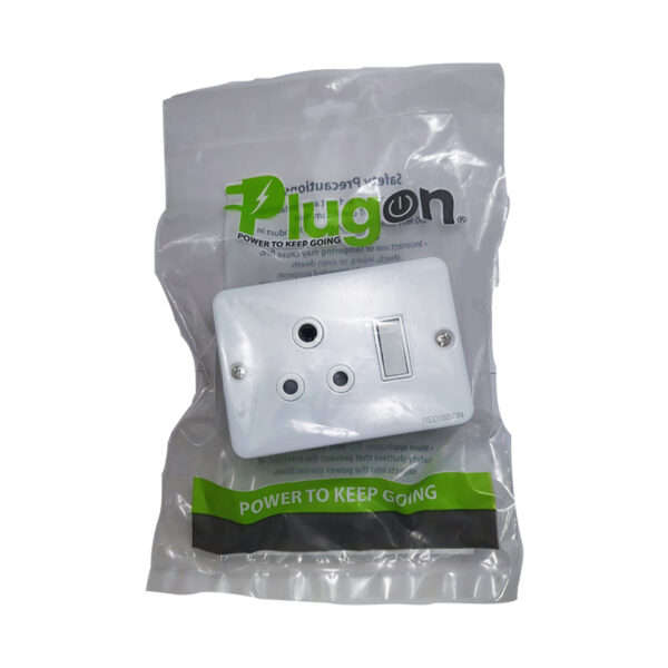PLUGON Industrial Switch Single Socket Switch 50mm x 100mm
