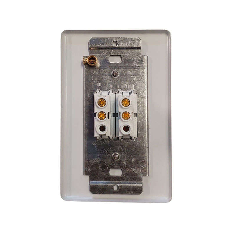 PLUGON Light Switch Steel 2 Lever 4 x 2