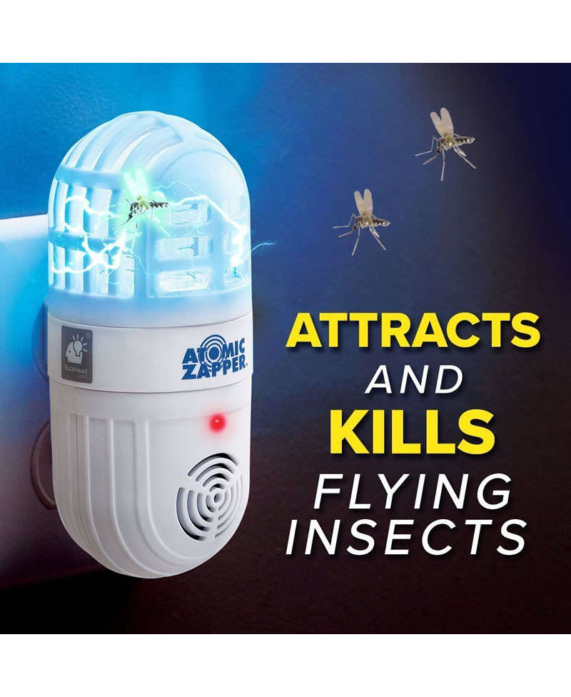 Atomic Zapper 2 in 1 Ultrasonic Pest Repeller and Bug Zapper