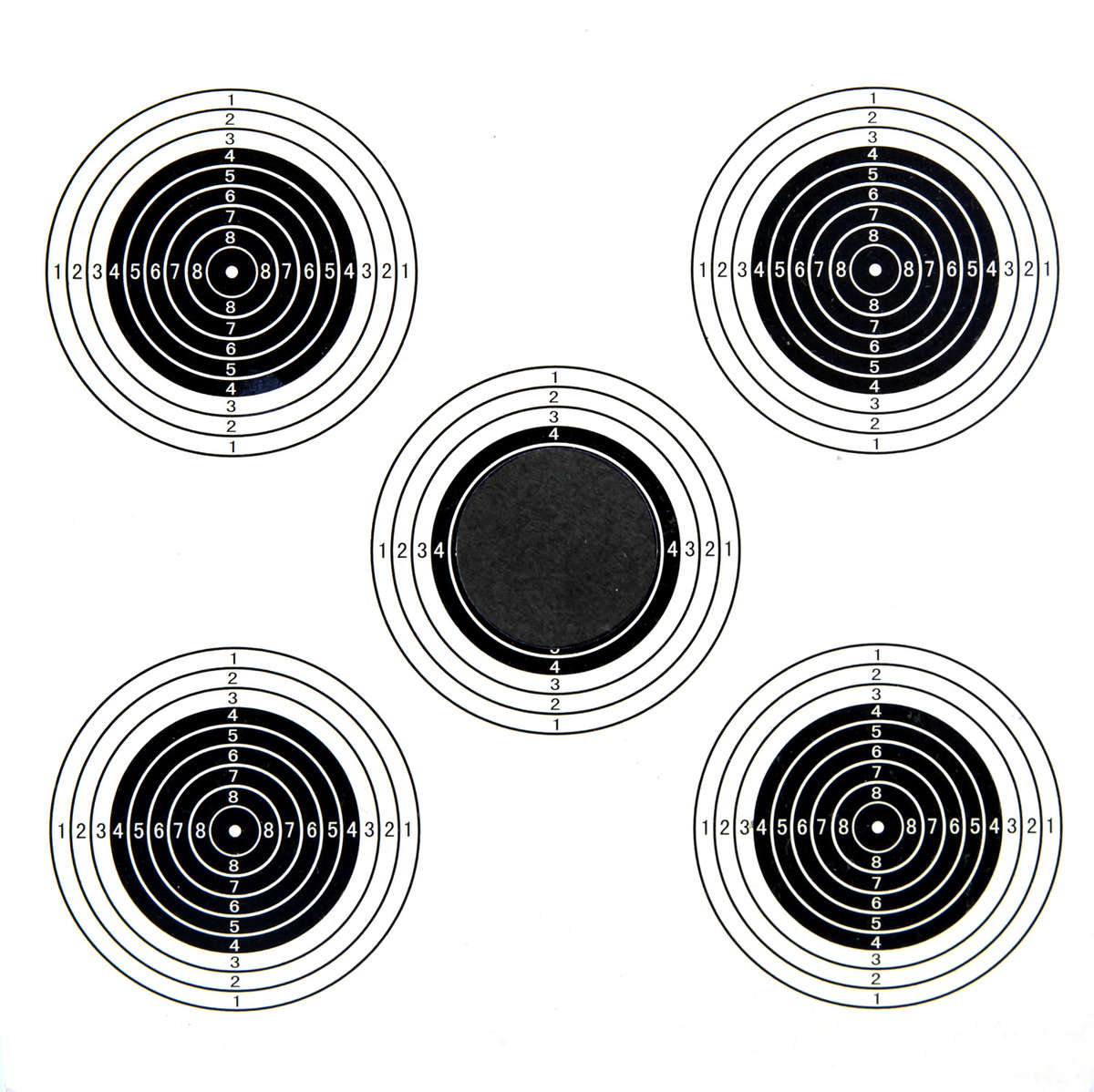 Shooting Stuff Black Target Patches [1000]