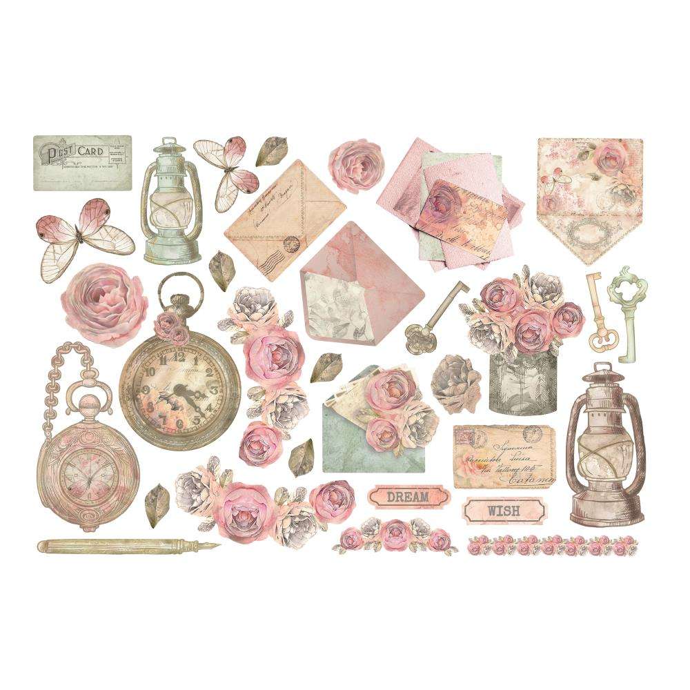 Stamperia Ephemera - Shabby Rose
