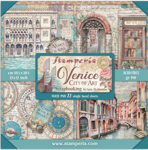 Stamperia - Venice City of Art (12x12")