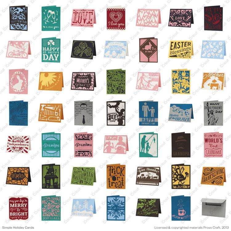 Cricut Cartridge: Simple Holiday Cards