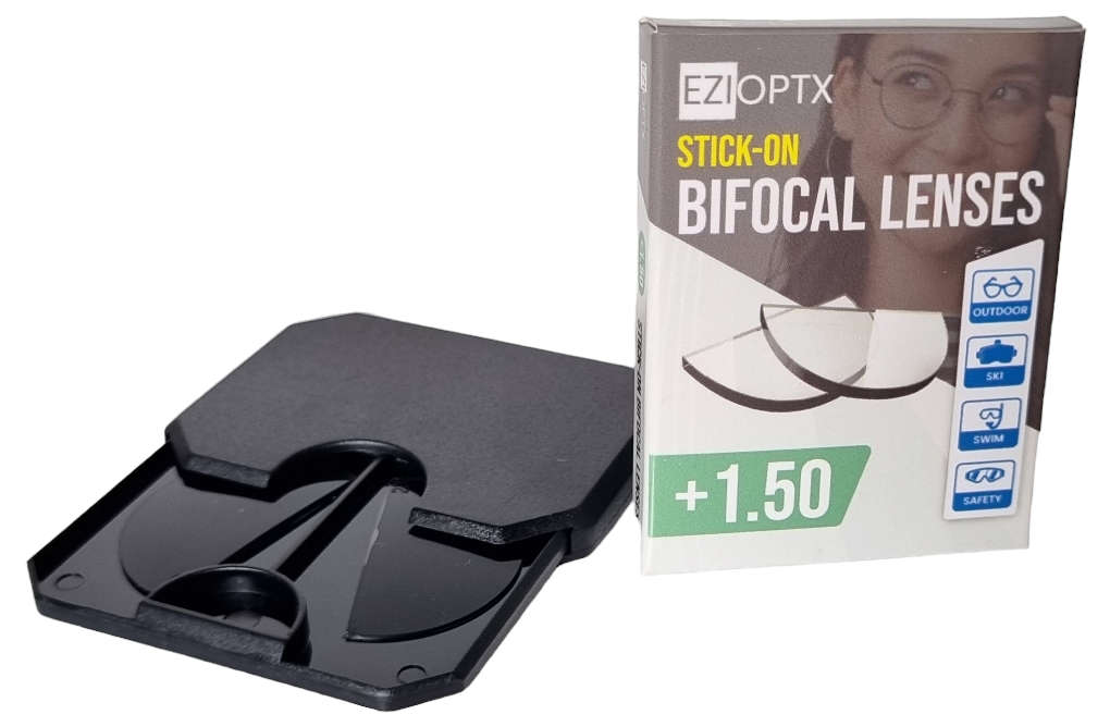 EziOptx Stick-On Bifocal Reading Lenses