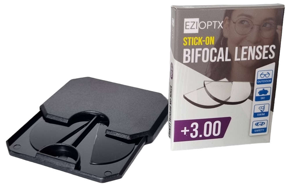 EziOptx Stick-On Bifocal Reading Lenses